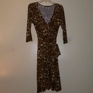 Leopard A- Line Dress